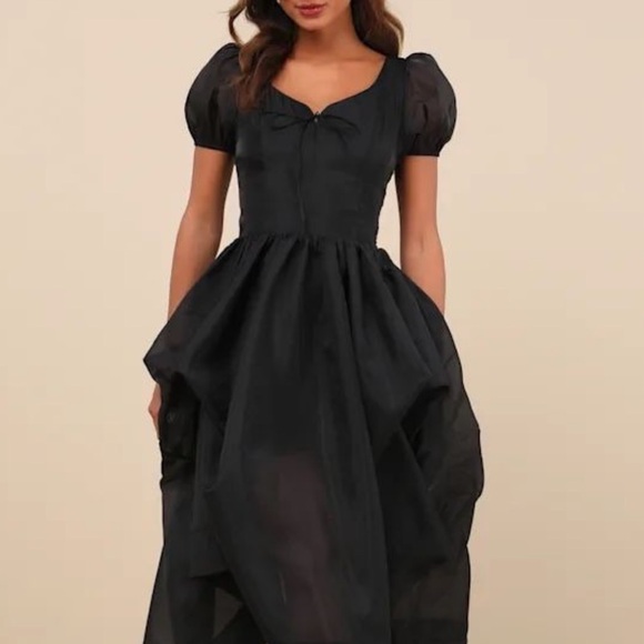 Lulu's Chic Black High Low Dress - Picture 2 of 4